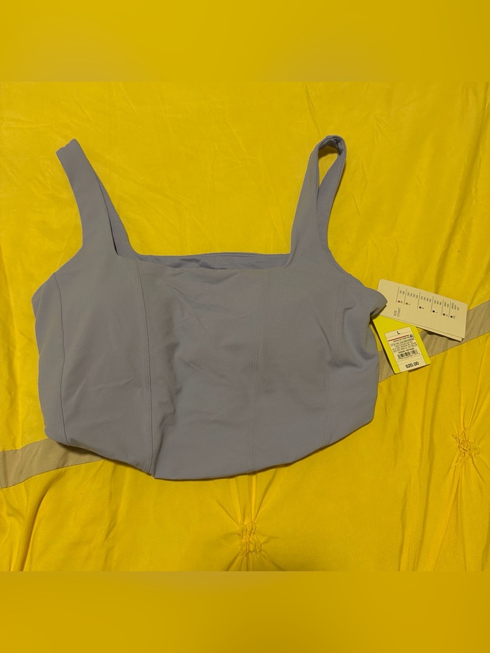 Target Lavender Square Neck Tank Top